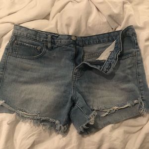 FREE PEOPLE Cut Off Shorts